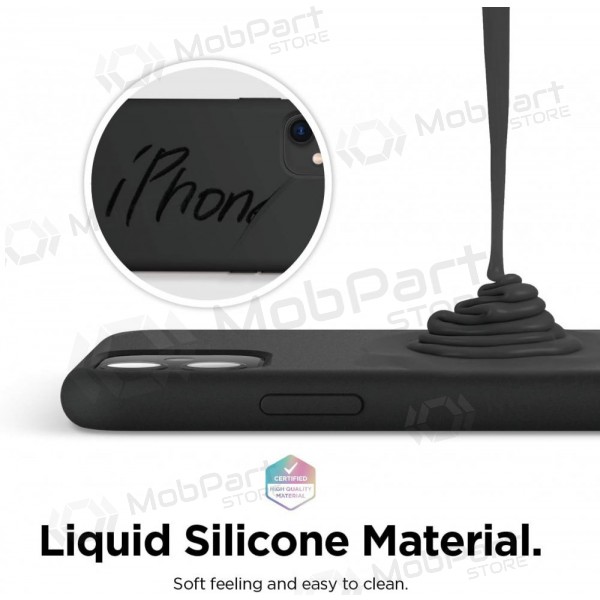 Capa para Apple iPhone 16 - Liquid Silicone - 1.5mm (preto)