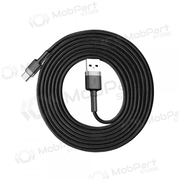 Cabo USB Baseus Cafule Tipo-C 2.0m 2.0A (cinzento-preto) CATKLF-CG1