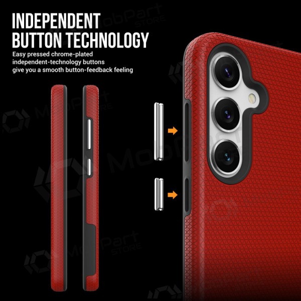 Samsung Galaxy S21 capa „Perfectionists“ (vermelho)