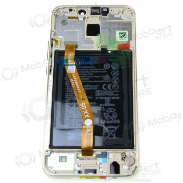 Huawei Mate 20 Lite ecrã (dourado) (com moldura e bateria) (service pack) (original)