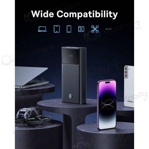 Bateria externa Power Bank Baseus StarLord 65W 20000mAh preto P10022906113-00