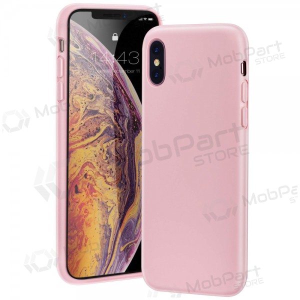 Capa para Apple iPhone 13 mini - Liquid Silicone 1.5mm (rosa)