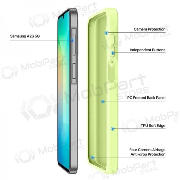 Capa Samsung Galaxy A26 -Dux Ducis Yind- (verde)
