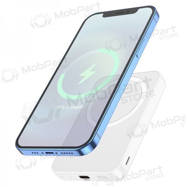 Bateria externa Power Bank Hoco J109 PD20W Magnética 5000mAh branca