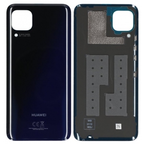Huawei P40 Lite tampa traseira da bateria (preto) (service pack) (original)
