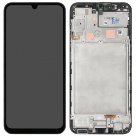 Ecrã Samsung Galaxy A24 4G (preto) (com moldura) (original)