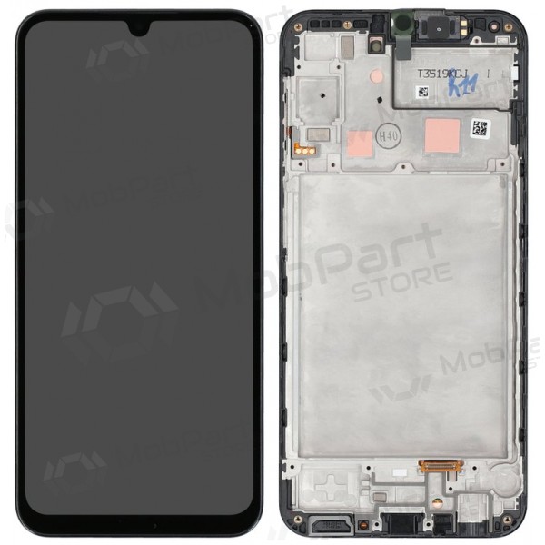 Ecrã Samsung Galaxy A24 4G (preto) (com moldura) (original)