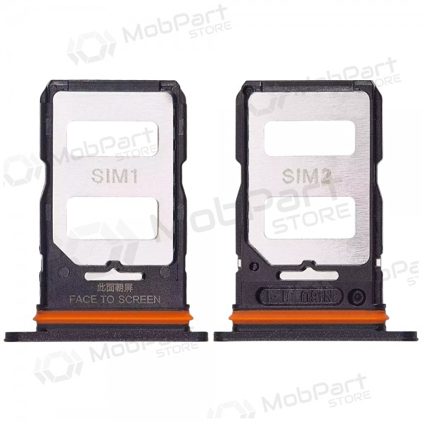 Suporte de cartão SIM para Xiaomi Redmi Note 13 Pro+ 5G (preto)