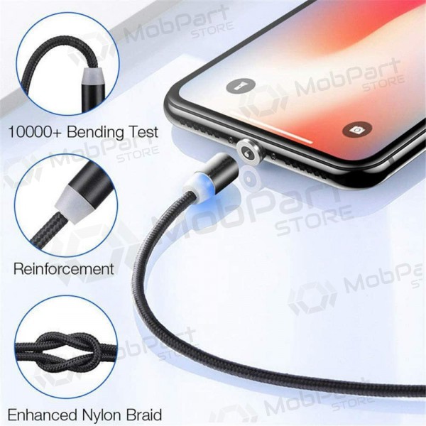 USB cabo Magnetic Lightning 1.0m (branco)