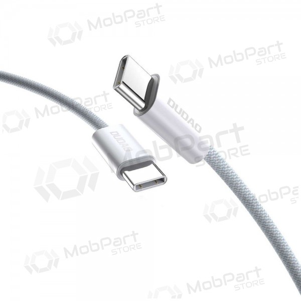 Cabo USB-C Dudao L6C USB-C para USB-C 1 m 60 W branco