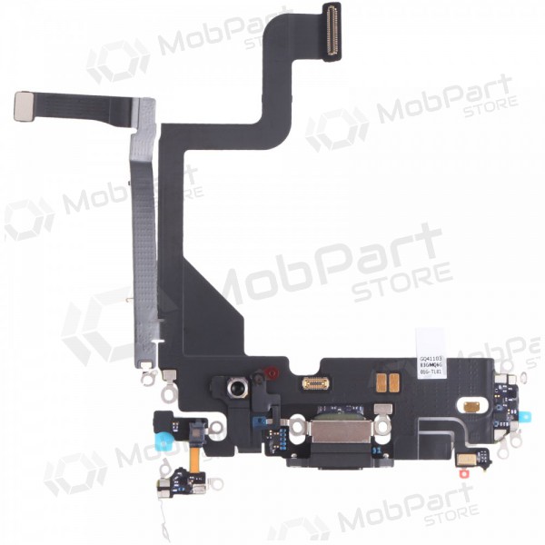 Conector de carregamento e microfone para Apple iPhone 13 Pro (preto)