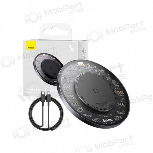 Carregador sem fio Baseus BS-W530 15 W Qi preto
