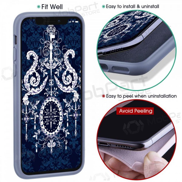 Capa para Apple iPhone 11 Pro - Liquid Silicone - 2.0mm (cinzento lavanda)
