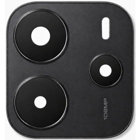 Vidro da câmera Xiaomi Redmi Note 14 4G com moldura (preto)