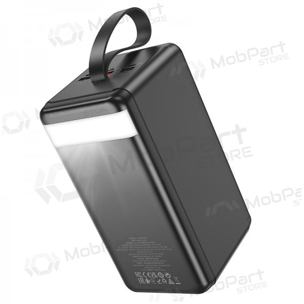 Bateria externa Power Bank Hoco J123D 22.5W+PD20W 90000mAh preto