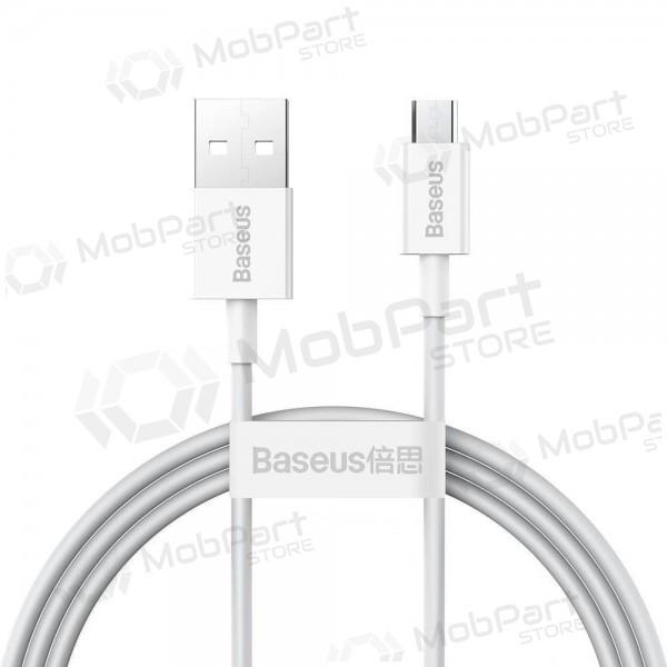 Cabo USB Baseus Superior microUSB 2A 2.0m (branco) CAMYS-A02
