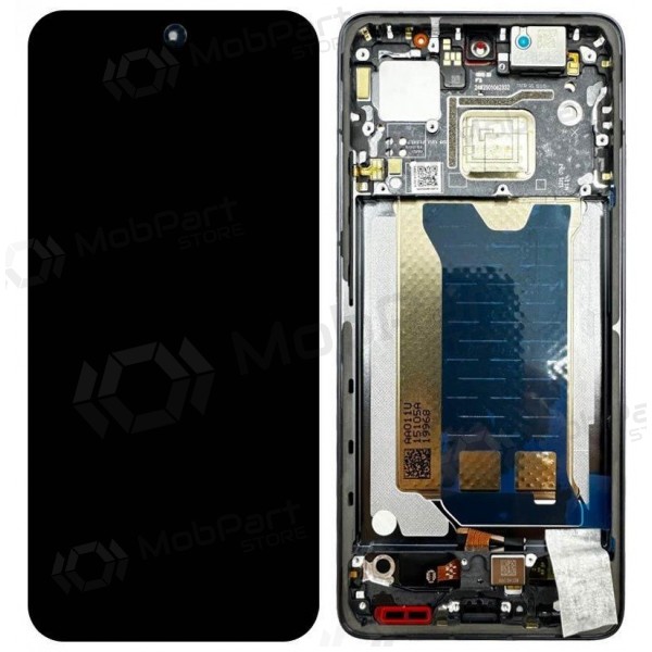 Tela Xiaomi Poco F7 Pro 5G (preta) (com moldura) (original)