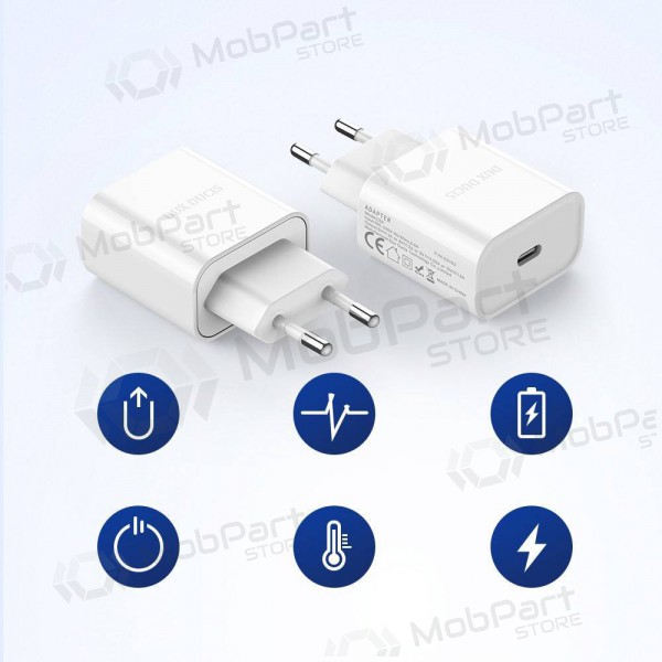 Carregador Dux Ducis C50 PD 20W Quick Charge (branco)