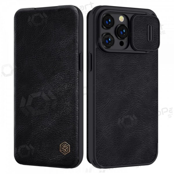 Capa para Apple iPhone 14 - Nillkin Leather (preta)