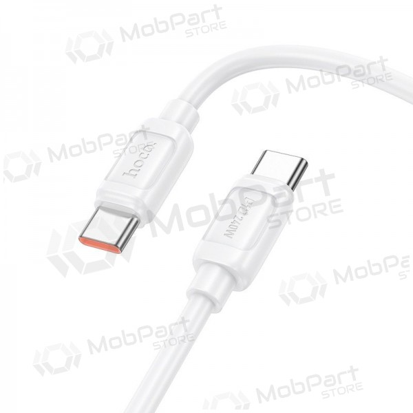 Cabo USB-C Hoco X115 USB-C para USB-C 1 m 240 W branco