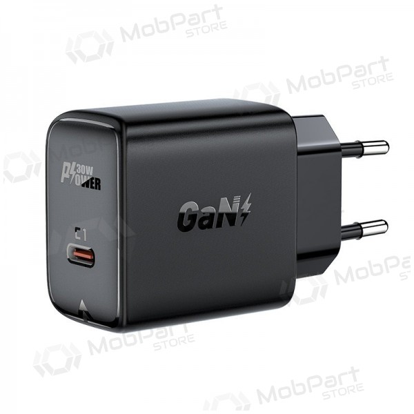 Carregador buitinis Acefast A21 30W GaN USB-C preto