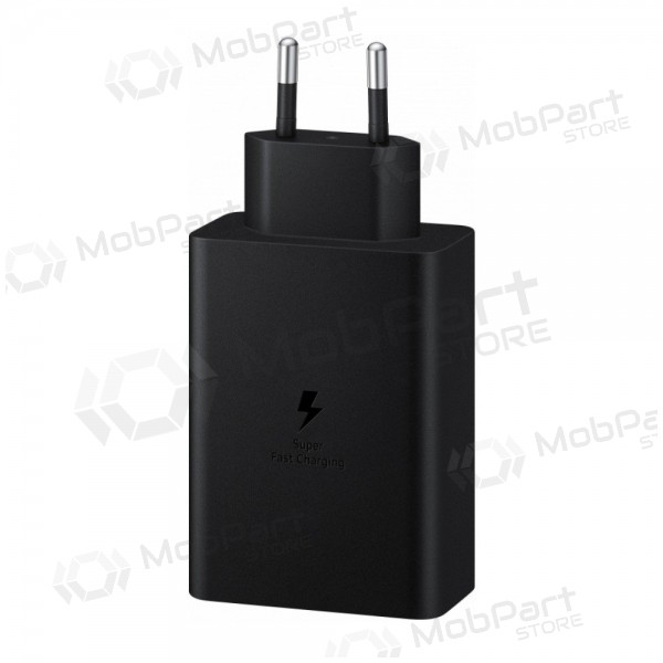 Carregador de rede Samsung EP-T6530NBEGEU 65 W 2x USB-C + USB-A preto