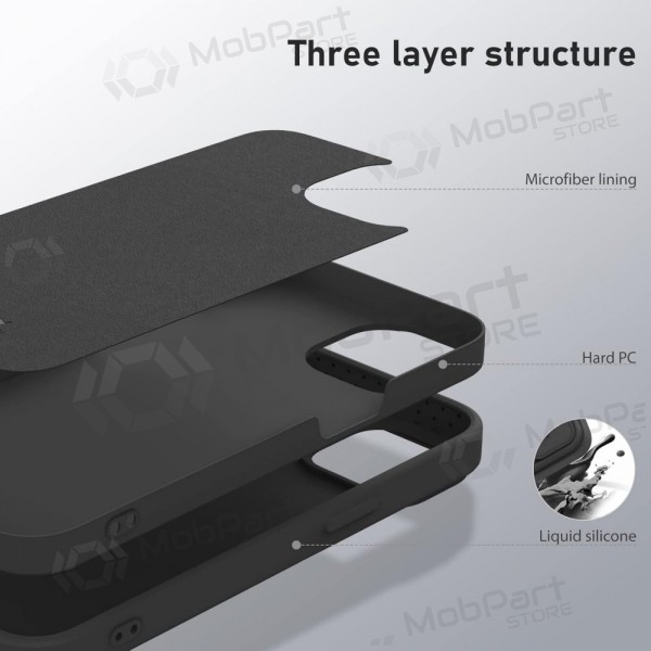 Apple iPhone 14 Plus capa „Nillkin Silicone“ (preto)