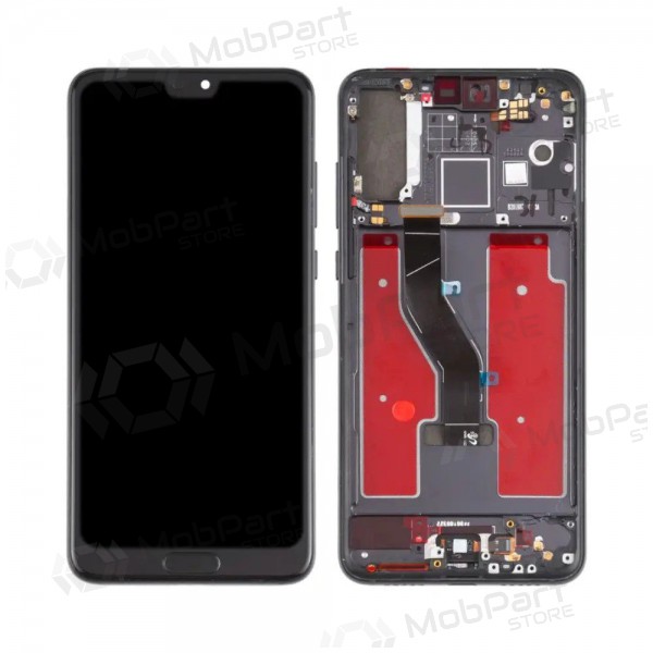 Huawei P20 PRO ecrã (preto) (com moldura) (OLED)
