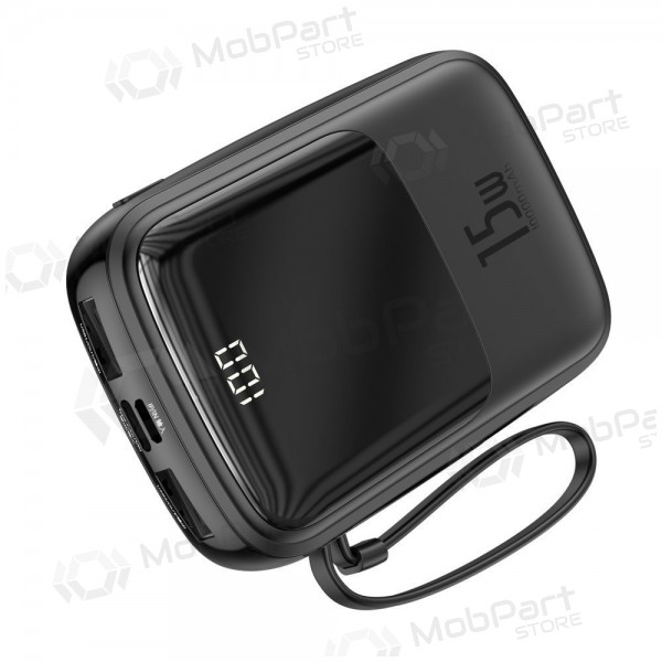 Bateria externa Power Bank Baseus Q Pow With Type-C Cable 10000mAh preto PPQD-A01