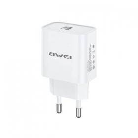 Carregador de telefone Awei PD61-EU 20 W USB-C branco