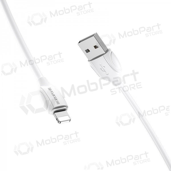 Cabo Lightning Borofone BX19 USB-A para Lightning 1 m branco