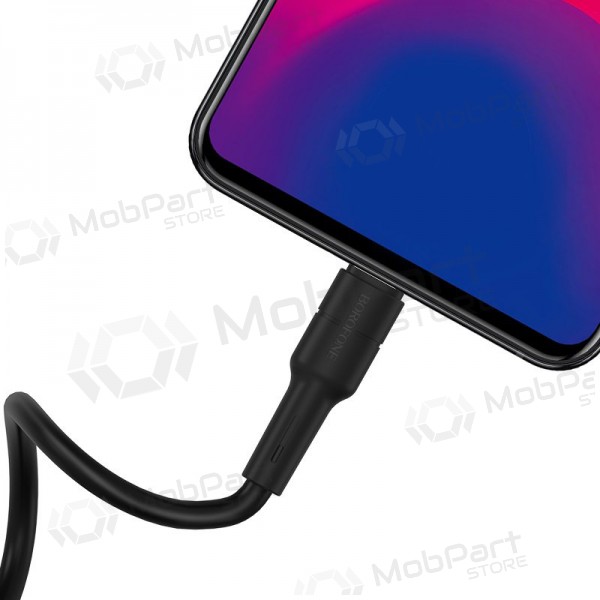 USB cabo Borofone BX30 microUSB 1.0m (preto)