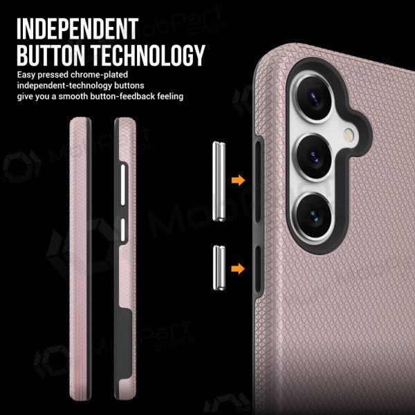 Samsung Galaxy S24 FE capa „Perfectionists“ (rožinio aukso)
