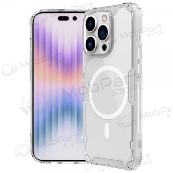 Apple iPhone 13 Pro Max capa „Nillkin Nature Magnetic“ (branco) Apple iPhone 13 Pro Max capa „Nillkin Nature Magnetic“ (branco)