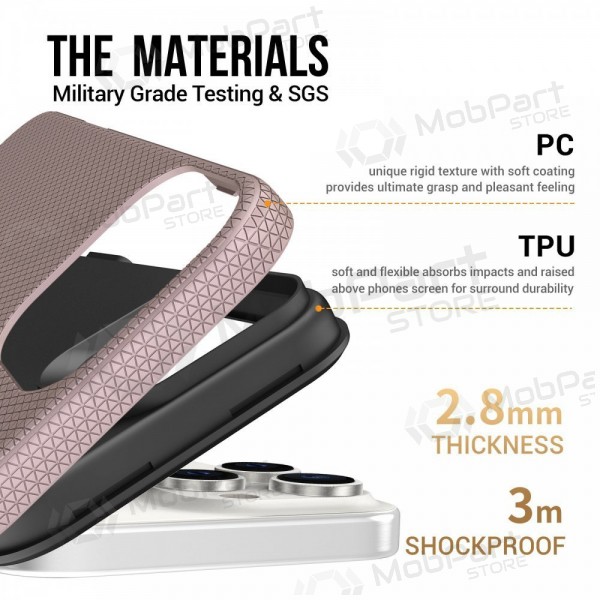 Capa para Apple iPhone 17 Pro Max, 18 Pro Max - Perfectionists (ouro rosa)