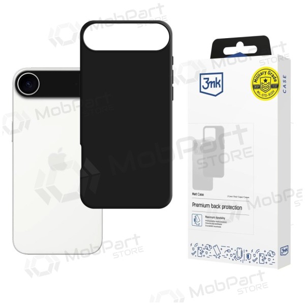 Capa para Apple iPhone Air - 3MK Matt Case (preta)