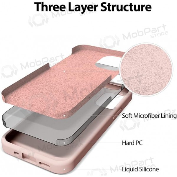 Capa para Apple iPhone 12 Pro Max Mercury - Silicone Case (areia rosa)
