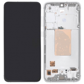 Tela Samsung Galaxy S24 FE (prata) (com moldura) (Premium)