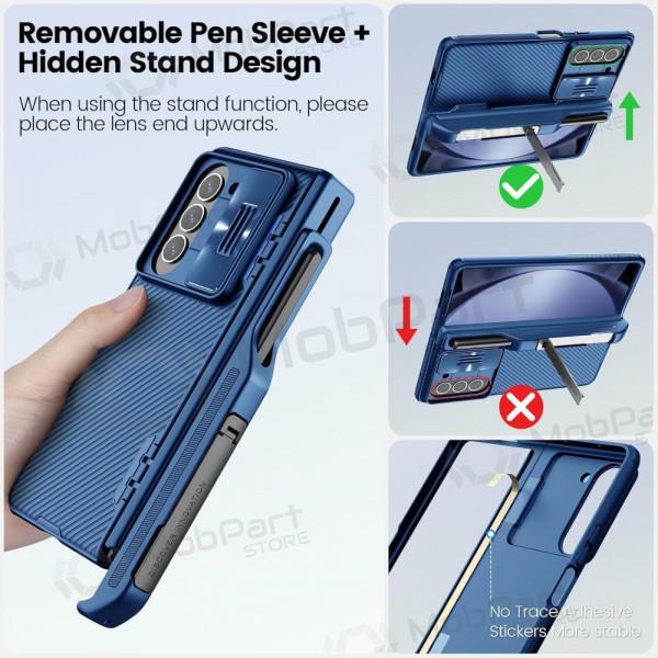 Capa para Samsung Galaxy Z Fold4 - Nillkin CamShield Pro (azul)