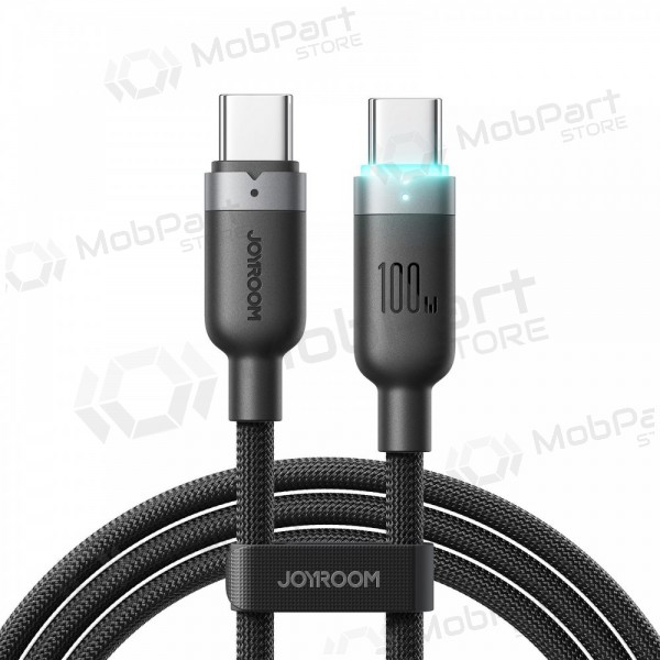 Cabo USB-C Joyroom S-A63 USB-C para USB-C 1.2 m 100 W preto