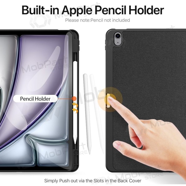 Capa para Apple iPad Air 13 (2024, 2025, 2026) - Dux Ducis Domo (preta)
