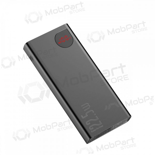 Bateria externa Power Bank Baseus Adaman 22.5W 20000mAh + Type-C 0.3m preto PPAD070101