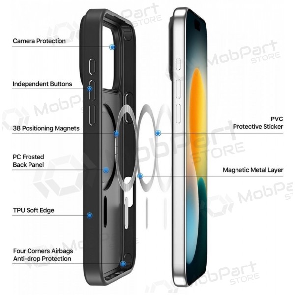 Capa para Apple iPhone Air - Dux Ducis Yind (preta)