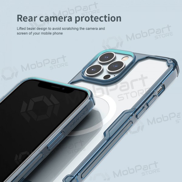Apple iPhone 13 Pro Max capa „Nillkin Nature Magnetic“ (branco) Apple iPhone 13 Pro Max capa „Nillkin Nature Magnetic“ (branco)