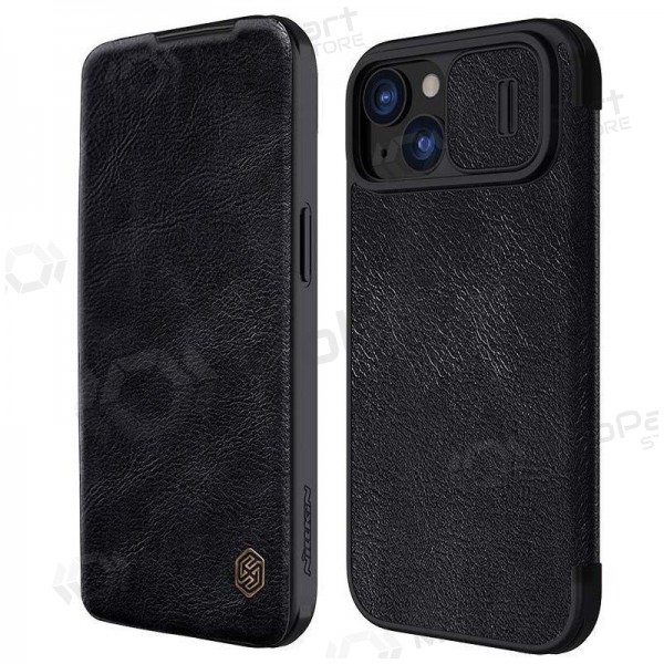 Capa para Apple iPhone 14 - Nillkin Leather (preta)