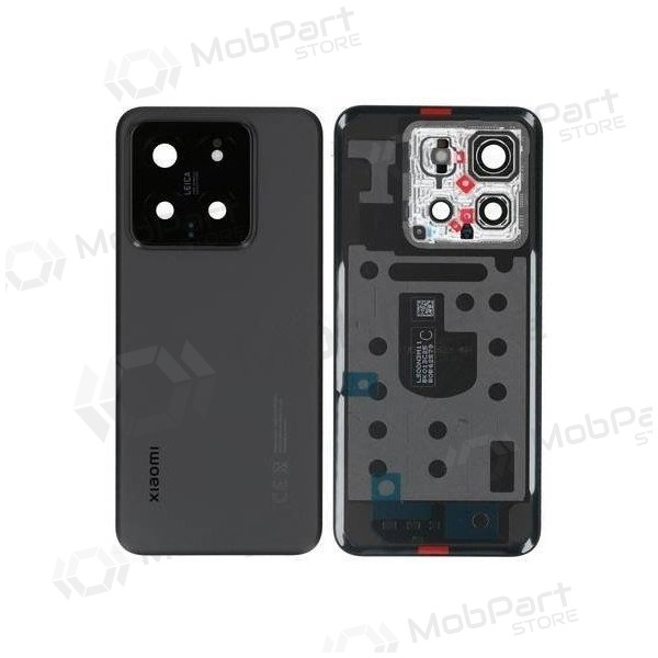 Capa traseira Xiaomi POCO M6 Pro (preta) (original)