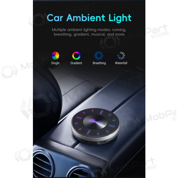 Adaptador sem fios CarPlay / Android Auto Ottocast OttoAiBox P3 PCS46 preto