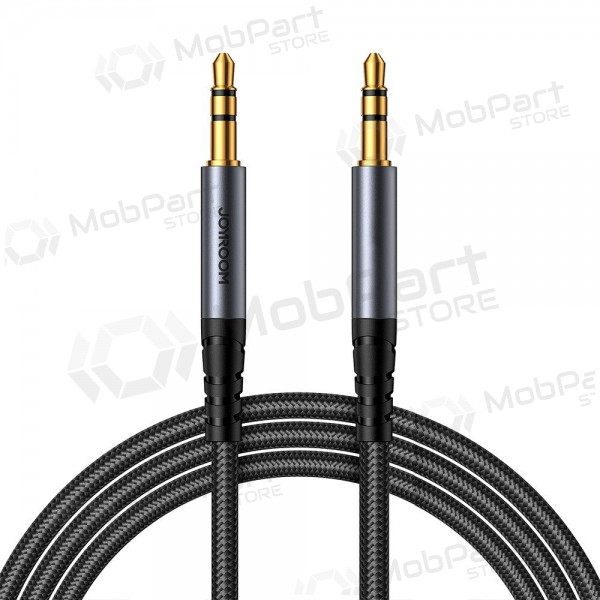 Audio cabo Joyroom SY-A08 3,5mm to 3,5mm 1.2m preto