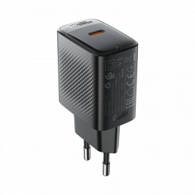 Carregador de telefone Acefast A104 25 W GaN USB-C preto