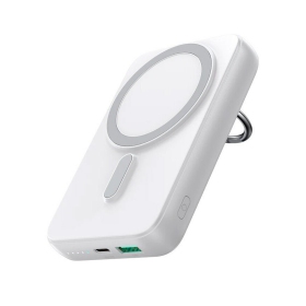Bateria externa Power Bank Joyroom JR-W050 20W Magnetic Wireless 10000mAh branco